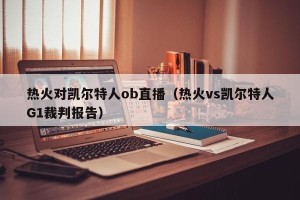 热火对凯尔特人ob直播（热火vs凯尔特人G1裁判报告）