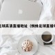 蜘蛛足球高清直播地址（蜘蛛足球直播带你看）